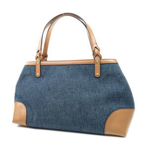 Gucci denim bag Hawaii tote leather